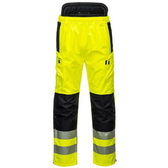 PW342 Hi-Vis Extreme Safety Rain Pants Yellow/Black, 4X-Large- Bannav S Bannav LLC 