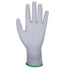 A620 Cut Resistant Work Gloves PU Palm Dipped Gloves Gray, Large- Bannav S Bannav LLC 