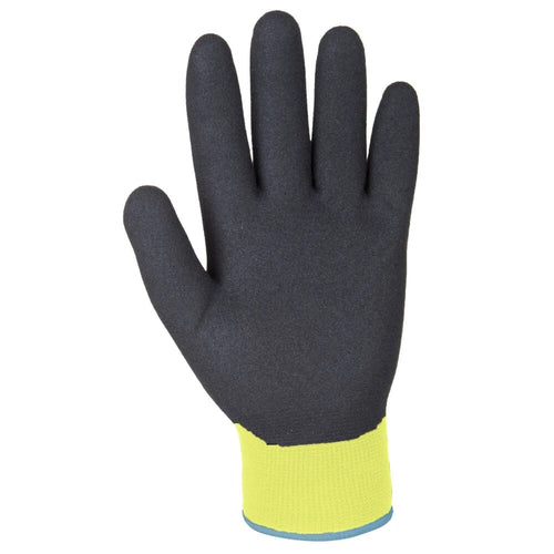 A146 Cold Protection Nitrile Work Gloves - Arctic Winter Gloves Yellow, Xx-Large- Bannav S Bannav LLC 