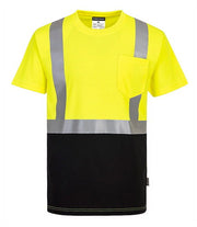 S358 Nashville 2-Tone T-Shirt-Yellow/Black-4Xl- Bannav S Bannav LLC 