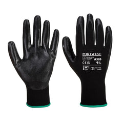 A320 Nitrile Foam Work Gloves Dexti-Grip Gloves Black, Large- Bannav S Bannav LLC 