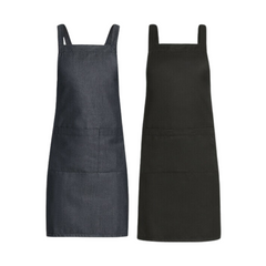 NNT Unisex Chef BIB Cross Back Apron Work Safety Durable Large Pockets CATN33- Bannav S Bannav LLC 