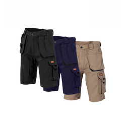 DNC Workwear Men Duratex Cotton Duck Weave Tradies Cargo Shorts Comfort 3336- Bannav S Bannav LLC 