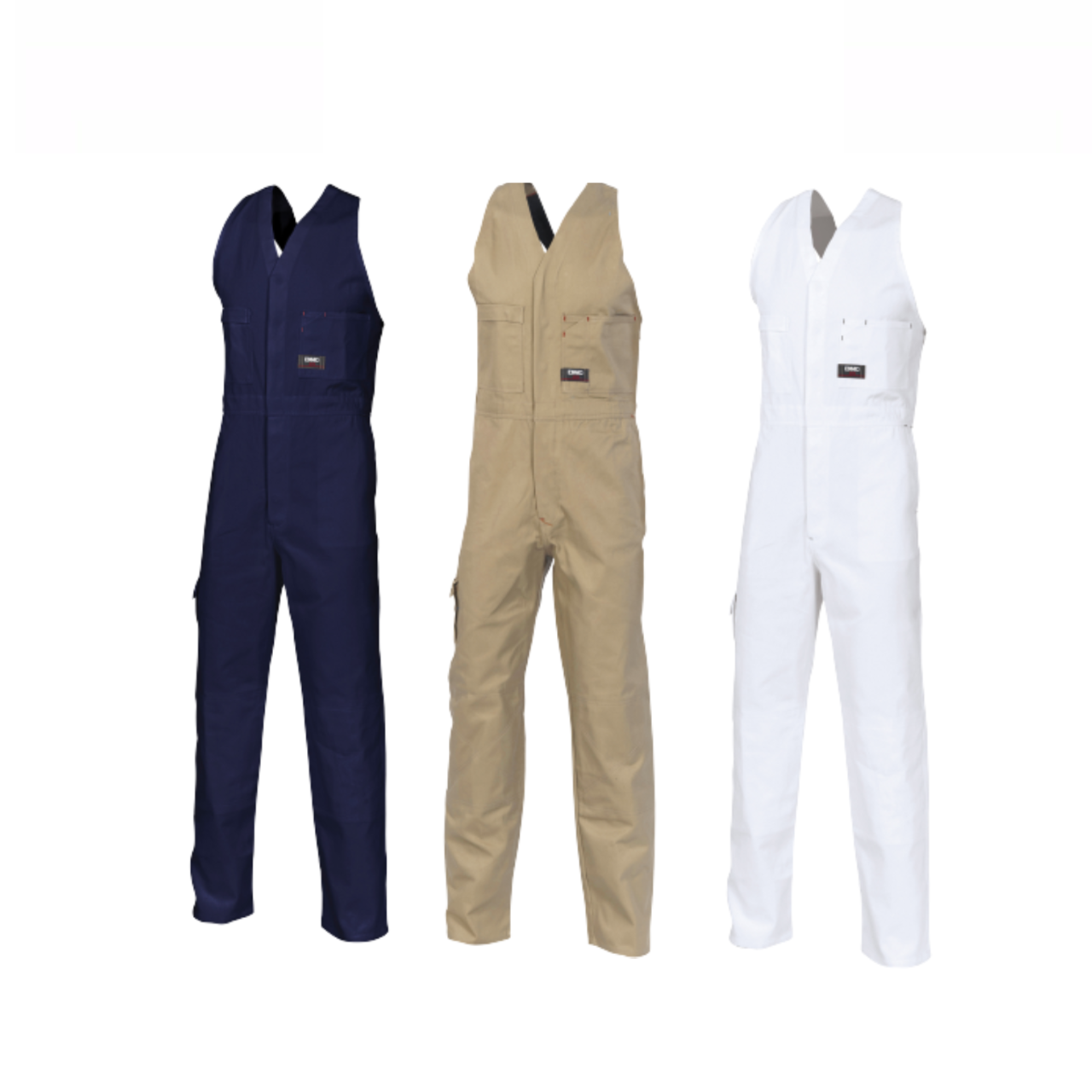 DNC Workwear Mens Cotton Drill Action Back Overall Comfortable Work 3121- Bannav S Bannav LLC 
