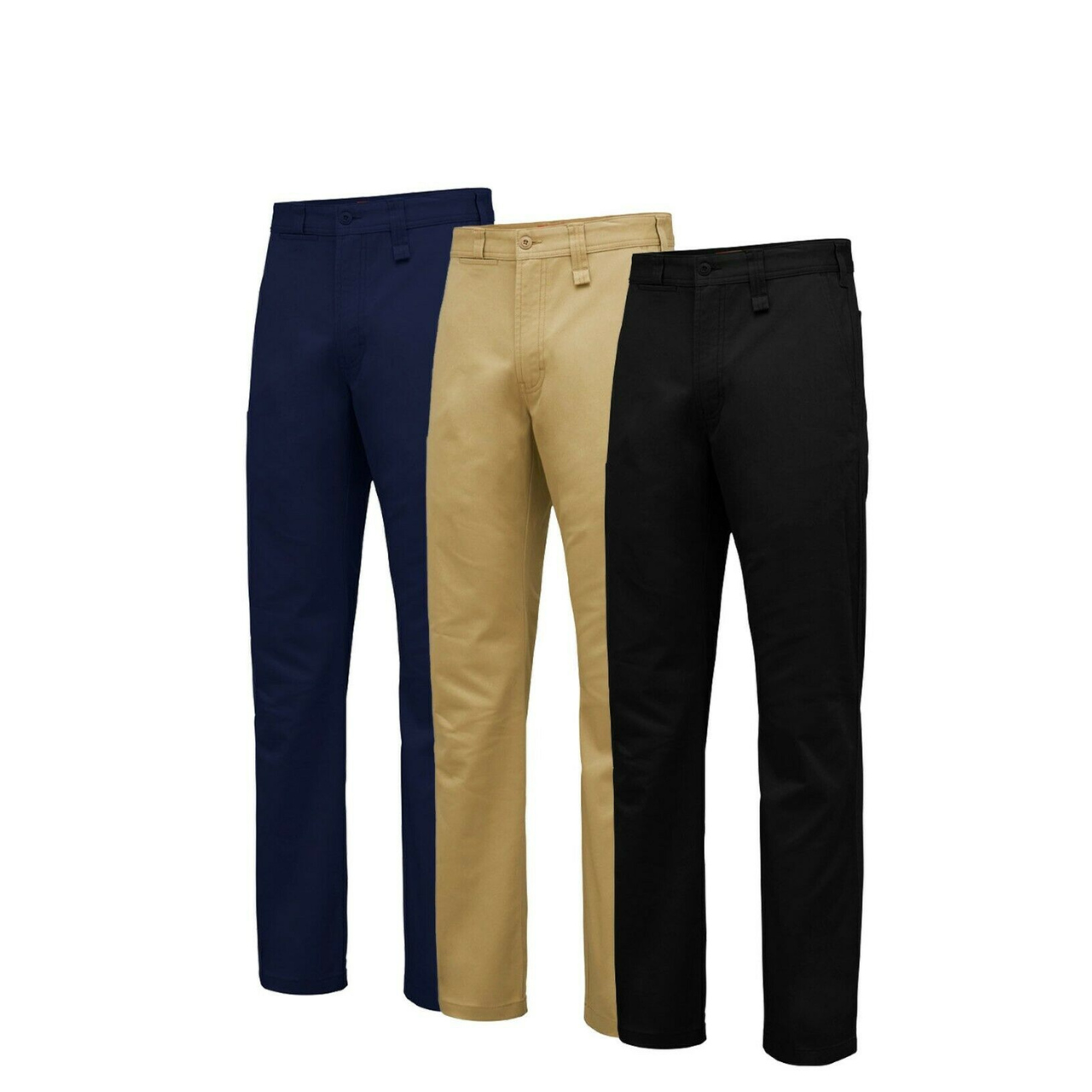 Mens Hard Yakka Core Basic Stretch Cotton Drill Work Pants Construction Y02596- Bannav S Bannav LLC 