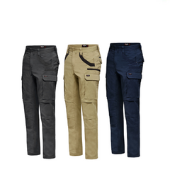 KingGee Mens Tradies Stretch Cargo Pants Durable Cotton Tough Safety Work K69860- Bannav S Bannav LLC 