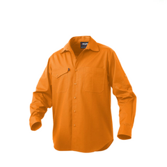 KingGee Mens Workcool 2 Hi-Vis Shirt Long Sleeve Comfort Work Lightweight K54805- Bannav S Bannav LLC 