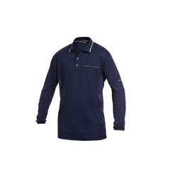 KingGee Mens Workcool Hyperfreeze Polo Long Sleeve Work Shirt Workwear K69790- Bannav S Bannav LLC 