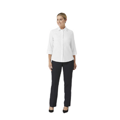 NNT Womens Formal Stretch Twill 3/4 Sleeve Shirt Regular Collar Business CATUFP- Bannav S Bannav LLC 