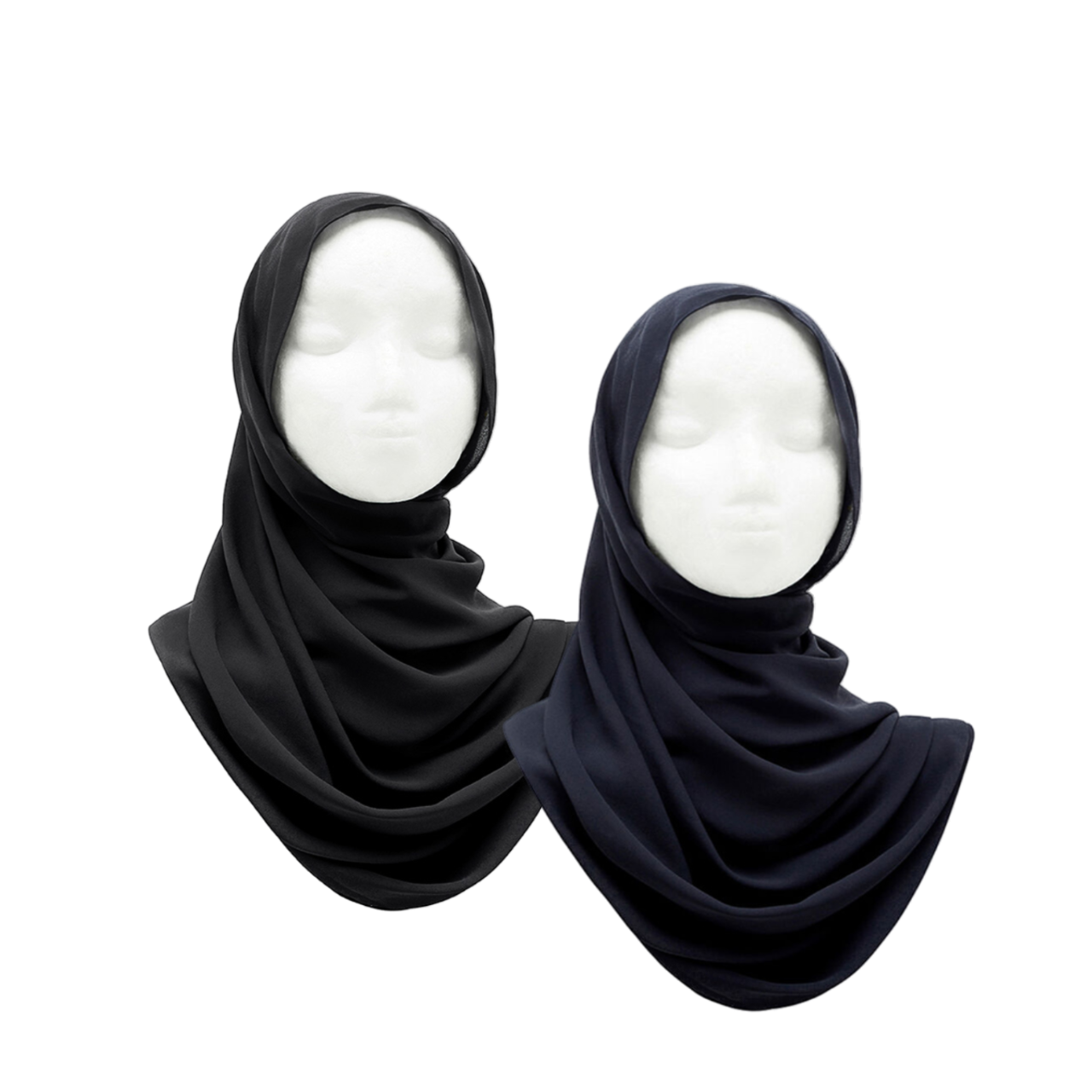 NNT Womens Georgie Eco Soft Eco-friendly Wrinkle-Resistant Durable Hijab CAT0LN- Bannav S Bannav LLC 