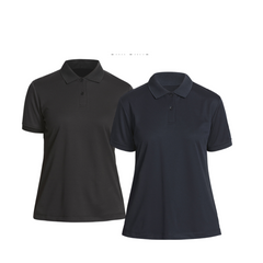 NNT Womens Cool Plus Short Sleeve Polo Classic Breathable Comfort Work CATU77- Bannav S Bannav LLC 