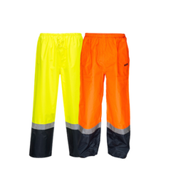 Portwest Mens Wet Weather Leisure Pants Waterproof Hi-Vis Work Reflective MP202- Bannav S Bannav LLC 