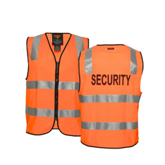 Portwest Security Zip Vest D/N 2 Tone Hi Vis Reflective Tape Work Safety MZ108- Bannav S Bannav LLC 