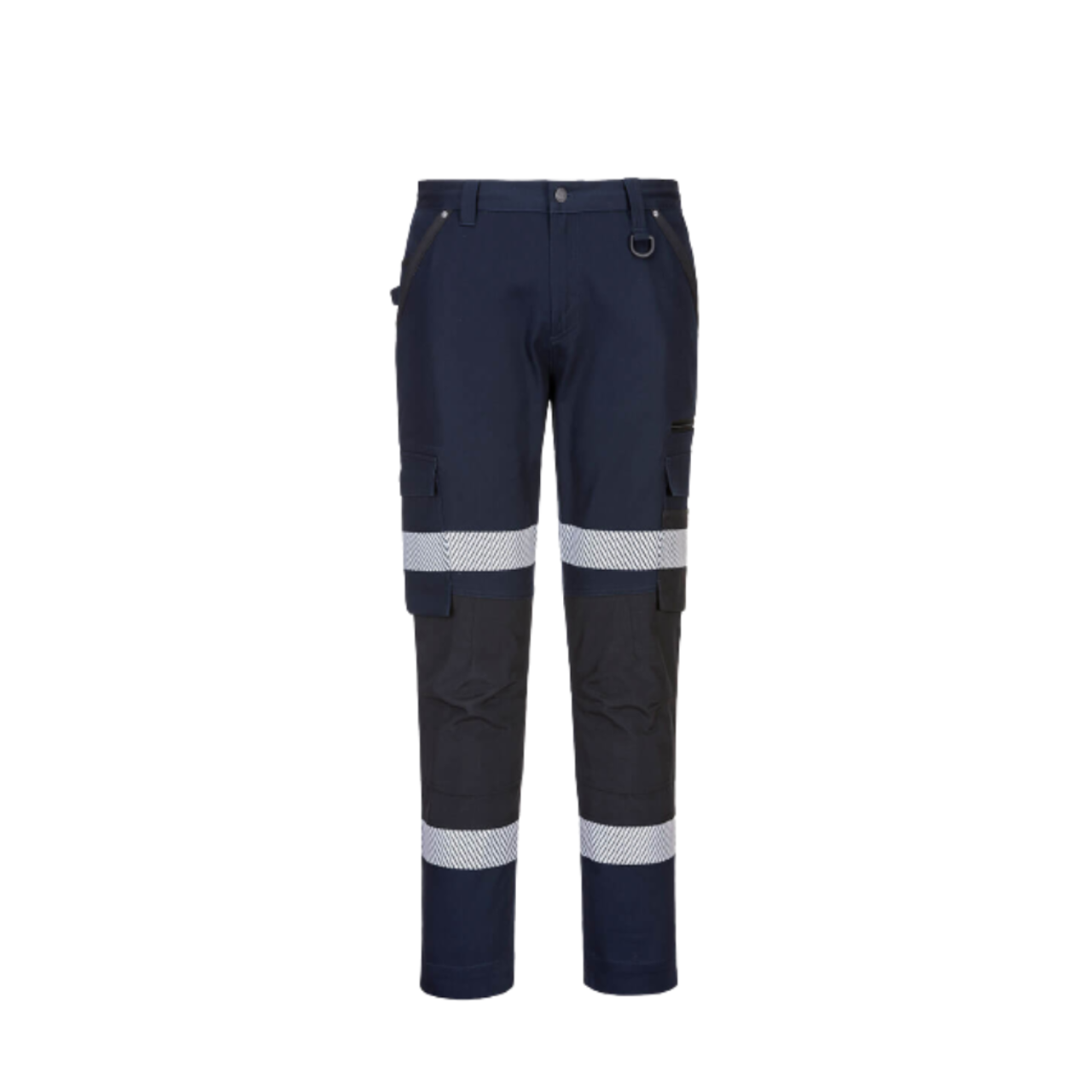 Portwest Slim Fit Stretch Bio Motion Pants HiVistex Pro Reflective Tape MP705- Bannav S Bannav LLC 