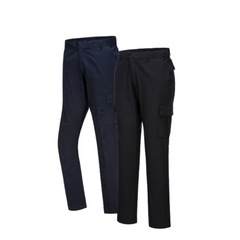 Portwest Stretch Cargo Combat Pants Slim Fit Reflective Trim Comfy Pant S231- Bannav S Bannav LLC 