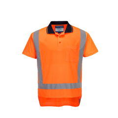 Portwest TTMC Short Sleeved Polo Lightweight Reflective Work Safety TM311- Bannav S Bannav LLC 