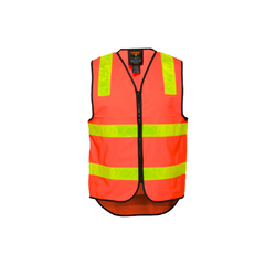 Portwest Vic Roads Style Vest 2 Tone Hi Vis Reflective Taped Work Safety MV338- Bannav S Bannav LLC 