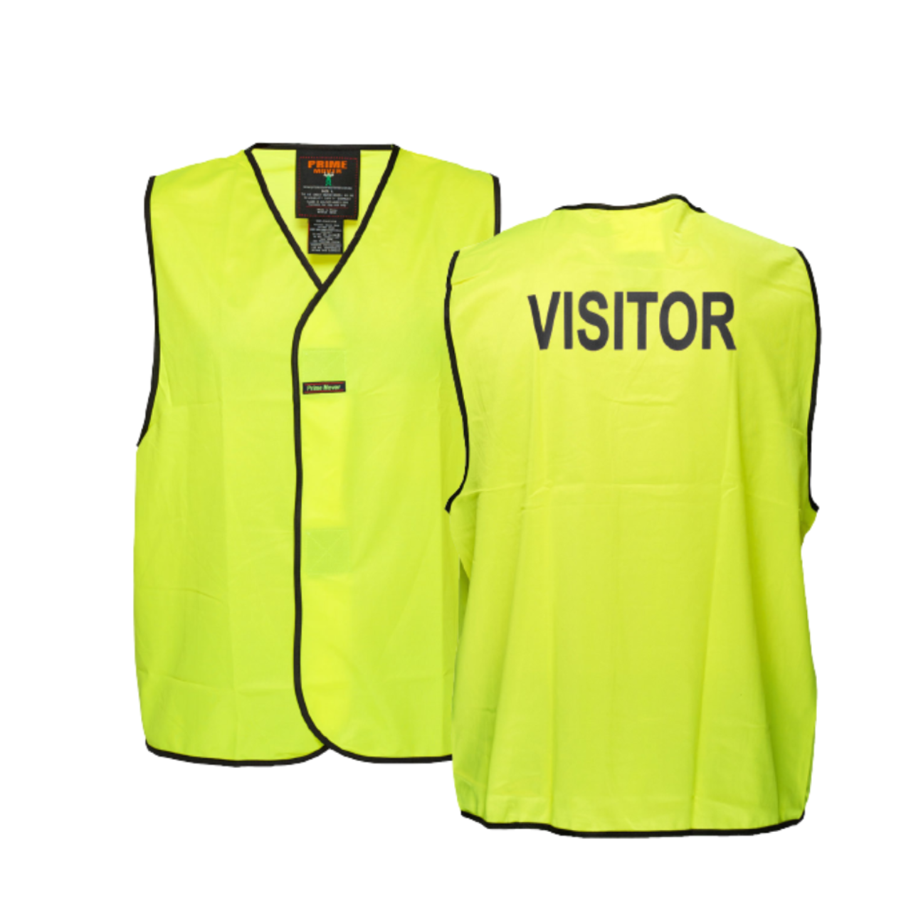 Portwest Visitor Hi-Vis Vest Class D Lightweight Touch Tape Work Safety MV120- Bannav S Bannav LLC 