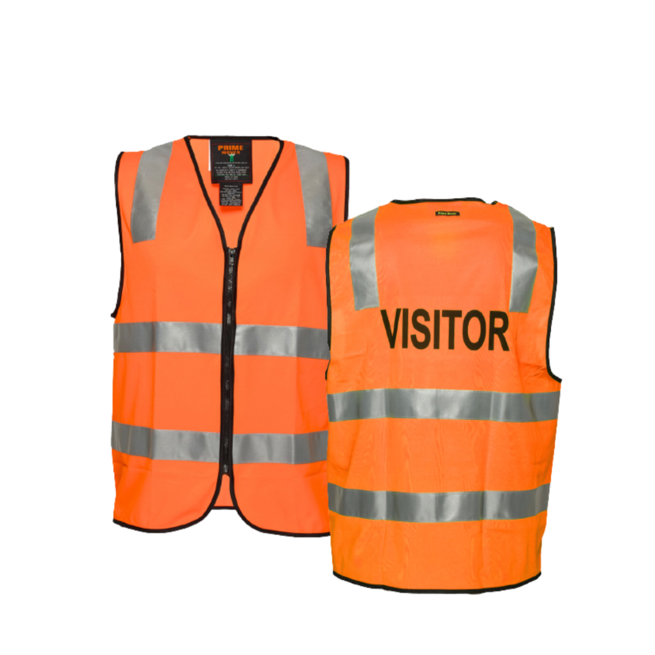 Portwest Visitor Zip Vest D/N 2 Tone Reflective Tape Work Safety MZ106- Bannav S Bannav LLC 