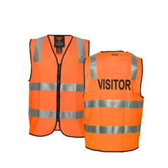 Portwest Visitor Zip Vest D/N 2 Tone Reflective Tape Work Safety MZ106- Bannav S Bannav LLC 