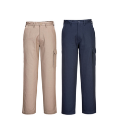 Portwest Mens Prime Mover Cargo Pant Work Cotton Drill Tough Job Pants MP700- Bannav S Bannav LLC 