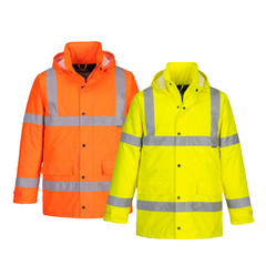 Portwest Hi-Vis Traffic Jacket 2 Tone Reflective Tape Work Safety S460- Bannav S Bannav LLC 