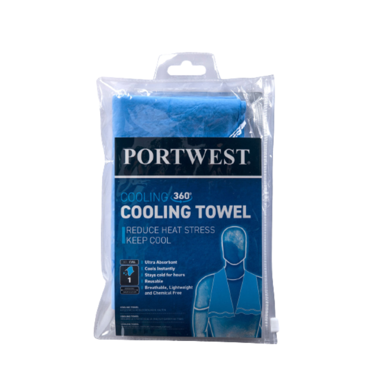 Portwest Cooling Towel Multipurpose Lighweight Comfortable Towel CV06- Bannav S Bannav LLC 