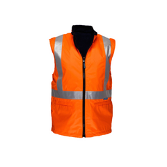 Portwest Cross Back Polar Fleece Reversible Vest Refective Safety MX214- Bannav S Bannav LLC 