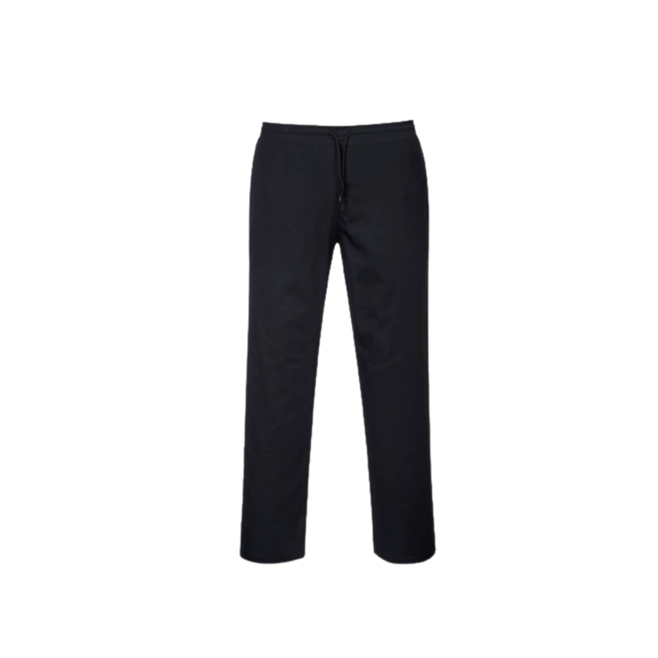 Portwest Drawstring Pants Lightweight Comfortable Black Chef Pant C070- Bannav S Bannav LLC 