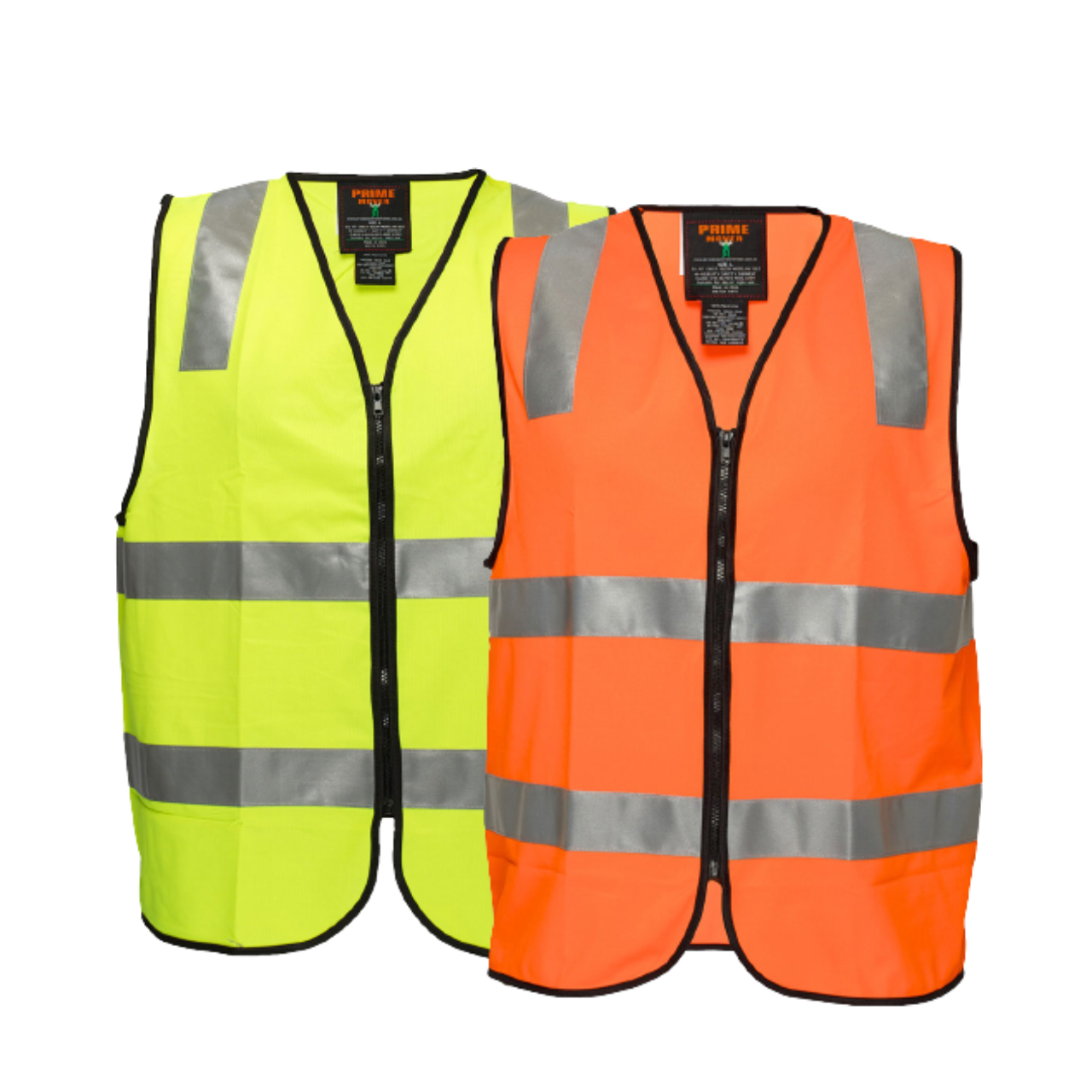 Portwest Fire Warden Zip Vest D/N 2 Tone Reflective Tape Work Safety MZ104- Bannav S Bannav LLC 