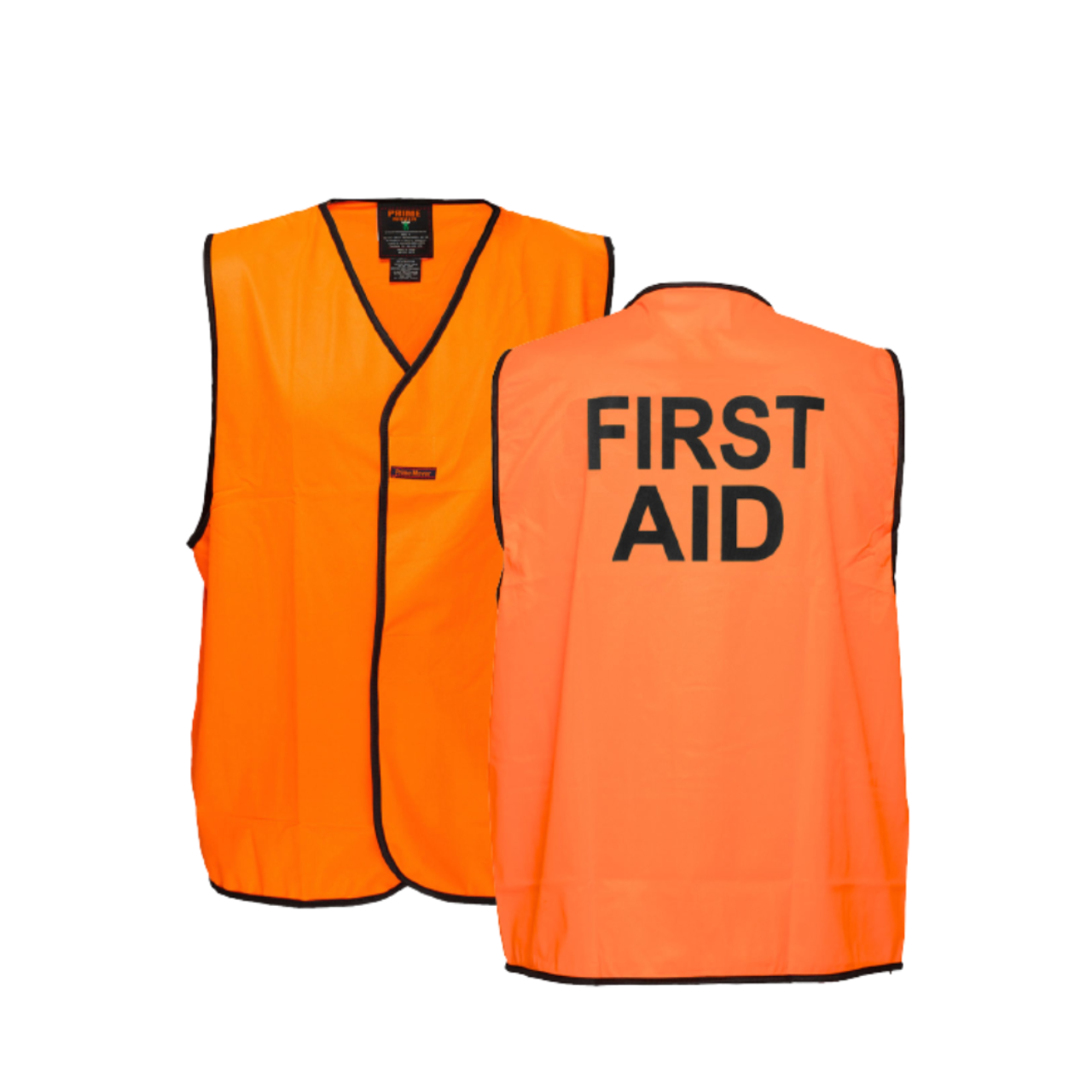 Portwest First Aid Hi-Vis Vest Class D Comfort Touch Tape Work Safety MV117- Bannav S Bannav LLC 