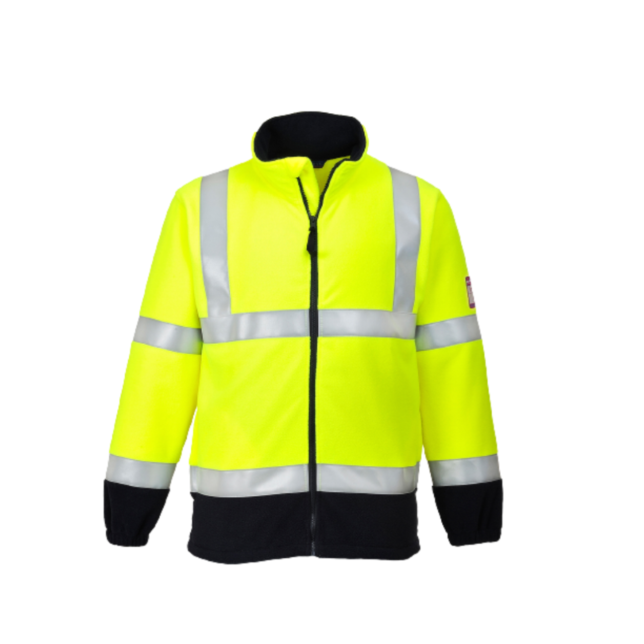 Portwest Flame Resistant Anti Static Hi-Vis Fleece Drawcord Full Zip Jacket FR31- Bannav S Bannav LLC 