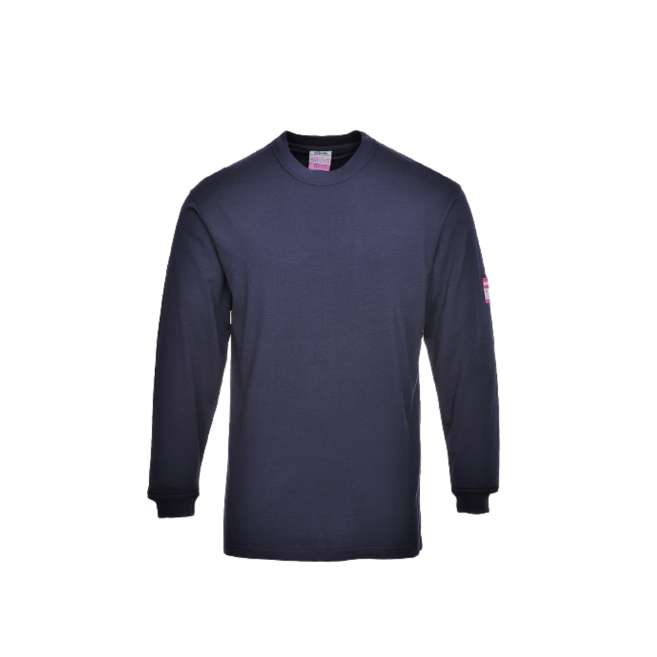 Portwest Flame Resistant Anti-Static Long Sleeve T-Shirt Navy Breathable FR11- Bannav S Bannav LLC 