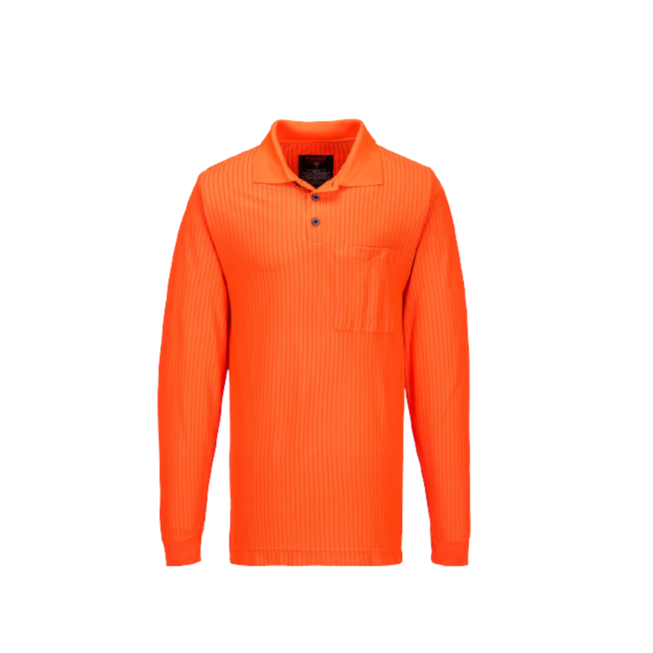 Portwest Flame Resistant Anti-Static Polo Orange Jumper Long Sleeve Shirt MF813- Bannav S Bannav LLC 