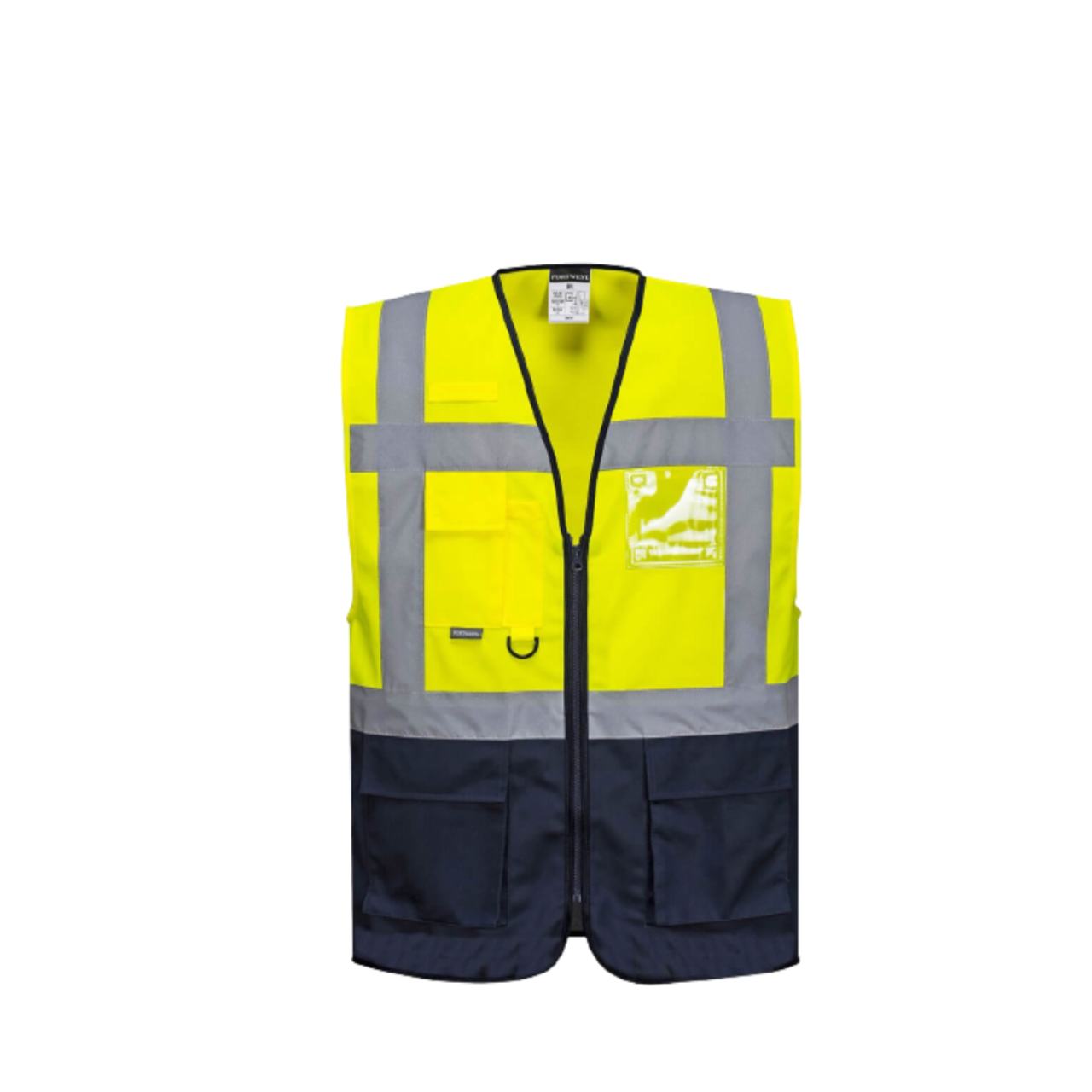 Portwest Brush Fleece Hoodie With Tape Reflective Taped Work Safety B304- Bannav S Bannav LLC 