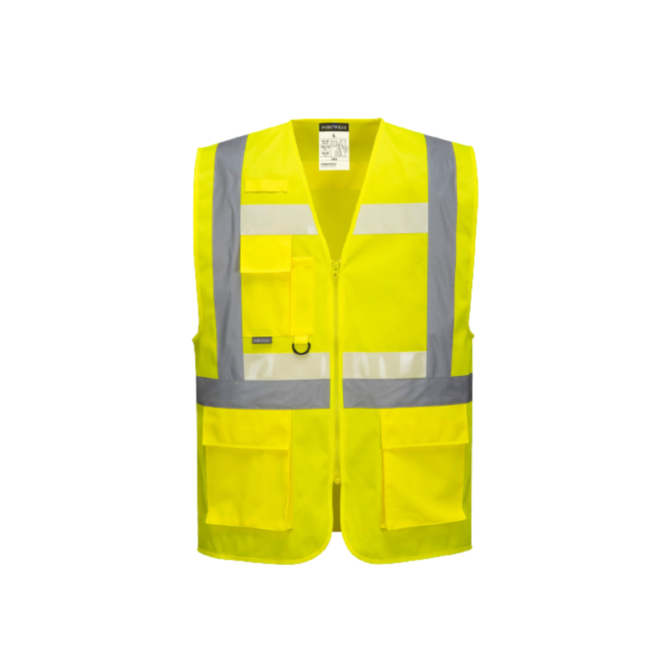 Portwest Glowtex Executive Vest II Hi Vis Reflective Tape Work Safety G456- Bannav S Bannav LLC 