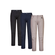 Portwest Ladies Stretch Slim Fit Work Pants Cotton Cargo Pants Comfort LP401- Bannav S Bannav LLC 