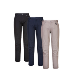 Portwest Ladies Stretch Slim Fit Work Pants Cotton Cargo Pants Comfort LP401- Bannav S Bannav LLC 