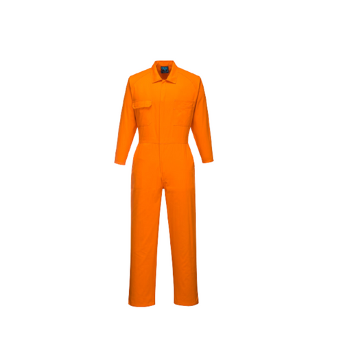 Portwest Lightweight Orange Coveralls Reflective Taped Work Safety MW922- Bannav S Bannav LLC 