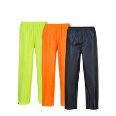 Portwest Mens Classic Adult Rain Pants Lightweight Pant Waterproof Safety S441- Bannav S Bannav LLC 