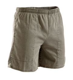 Stubbies Ruggers Mens Pigment Dyed Shorts Drawcord Cotton Elastic Work SE4200- Bannav S Bannav LLC 