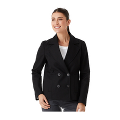 NNT Womens Business Pea Coat Classic Fit Double Breast Formal Blazer CAT1D1- Bannav S Bannav LLC 