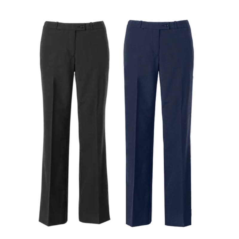 NNT Women Stretch Wool Blend Business Pant Elastic Waistband Formal Pants CAT38Z- Bannav S Bannav LLC 