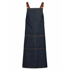 NNT Unisex Chef Memphi Cross Back Denim Apron Work Safety Tough Durable CATK2M- Bannav S Bannav LLC 