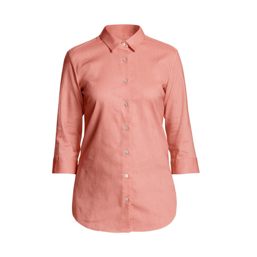 NNT Womens 3/4 Sleeve Mademmoiselle Formal Shirt Side Splits Business CATU5K- Bannav S Bannav LLC 