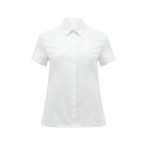 NNT Womens Short Sleeve Formal Shirt Comfort Cotton Blend Business Shirts CATU5G- Bannav S Bannav LLC 