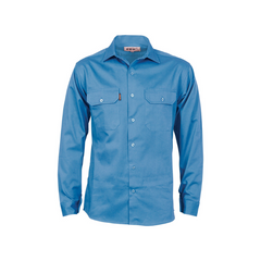 DNC Workwear Cotton Drill Work Shirt With Gusset Sleeve - Long Sleeve 3209- Bannav S Bannav LLC 