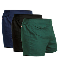 Mens Stubbies Original Work Short Shorts Elastic Back Cotton Drill Summer SE2010- Bannav S Bannav LLC 
