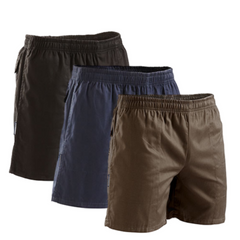 Stubbies Ruggers Mens Long Leg Shorts Draw Cord Cotton Elastic Waist Work SE214X- Bannav S Bannav LLC 