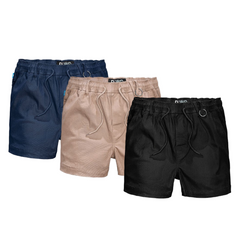 Elwood Mens Elastic Basic Short Summer Stretch Comfortable Workwear EWD206- Bannav S Bannav LLC 